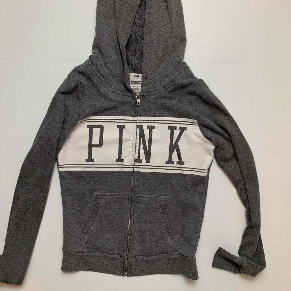 Pink zip up